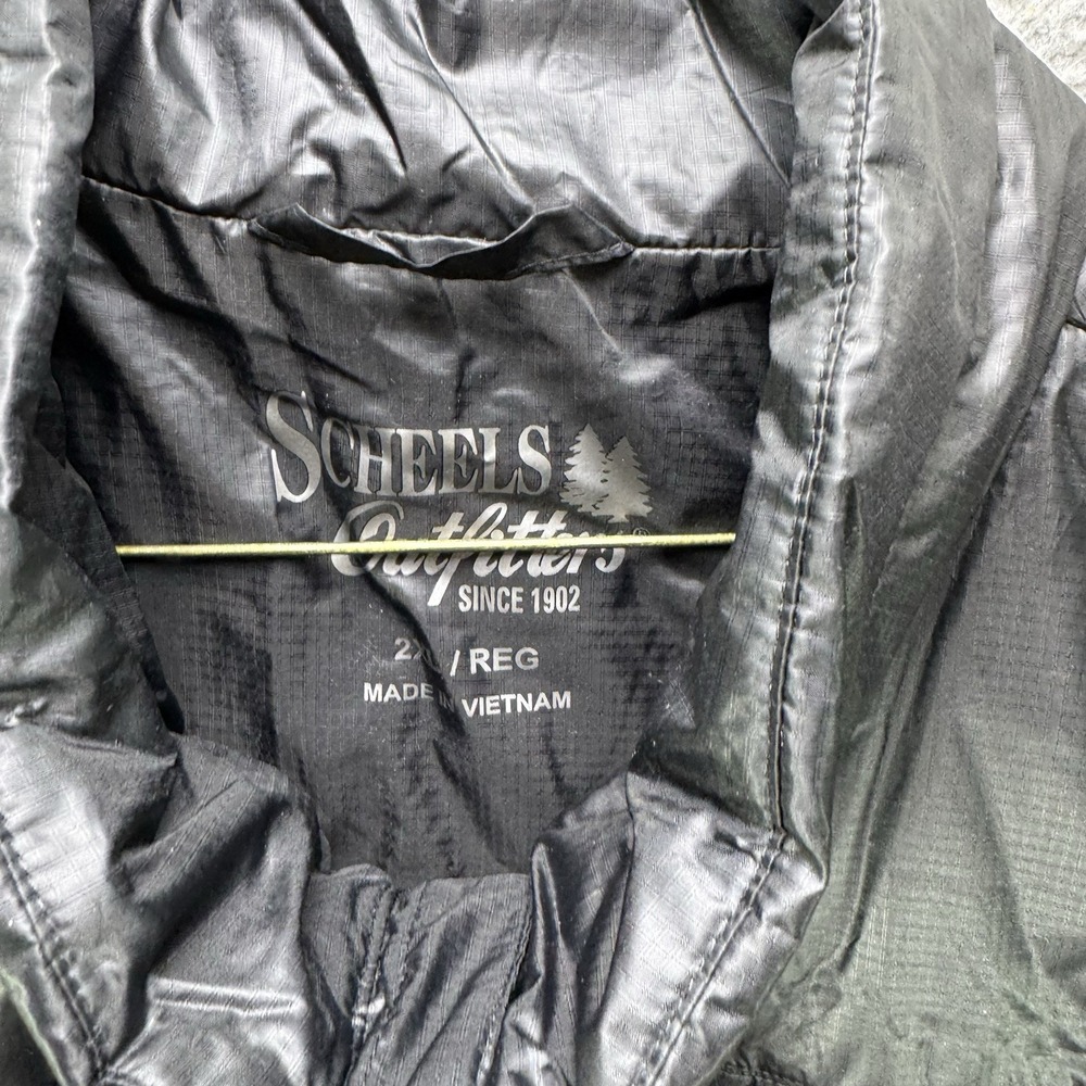 Scheels Spotter Vest Mens 2XL Black Primaloft Ripstop Puffer Full Zip NWT $99 - Picture 6 of 12